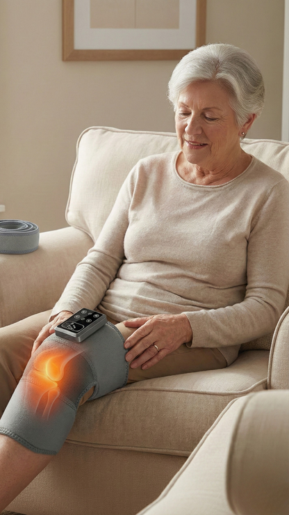 מעסה ברך אלחוטי להקלה על כאבים